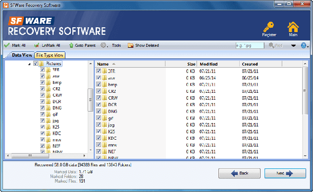 cách khôi phục dữ liệu đã xóa trên ổ cứng bằng phần mềm SFWARE RECOVERY