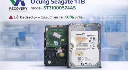 Ổ cứng Seagate 1TB ST31000524AS – Cuộc “chạy đua” với bad sector để giành lại hơn 98% dữ liệu