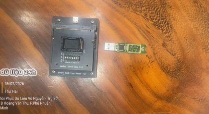 Cứu Dữ Liệu USB Không Nhận Khi Cắm Vào Máy Tính – Lỗi Controller Silicon Motion SM3255Q-AB, Phục Hồi Chip NAND Dynet Bằng Flash Extractor