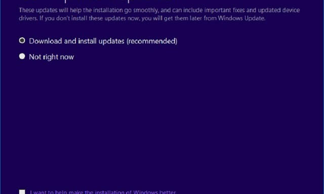 Bấm chọn Download and install Updates