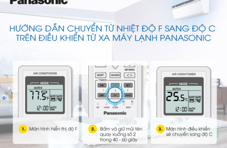 Cách sử dụng remote máy lạnh panasonic inverter air conditioner