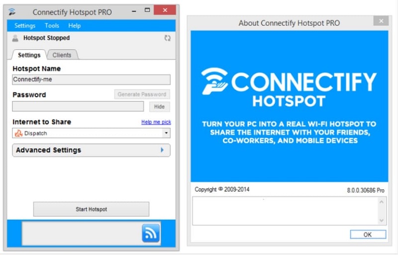 Wifi Connectify Hotspot