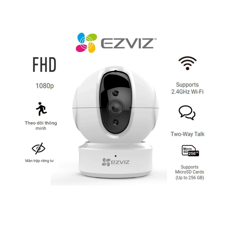 Camera Wifi kh&ocirc;ng d&acirc;y Ezviz C6CN