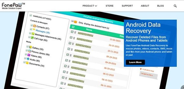 Fonepaw - phần mềm kh&ocirc;i phục dữ liệu tương th&iacute;ch với cả Android v&agrave; iOS