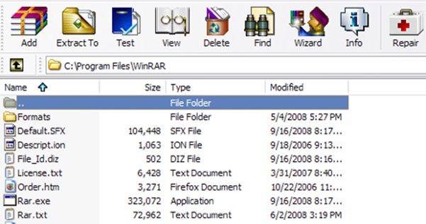 Phần mềm giải n&eacute;n WinRAR
