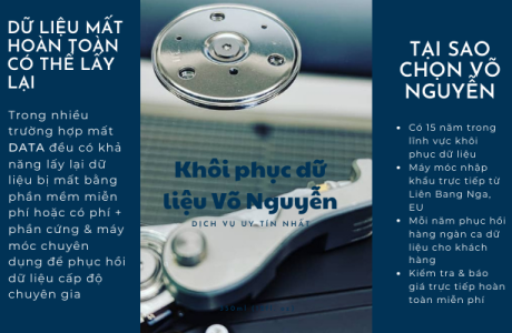 Cứu dữ liệu ổ cứng tại Đồng Nai