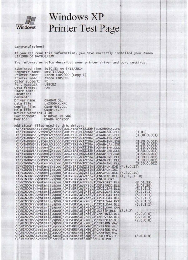 Bản in bị dính sọc mực