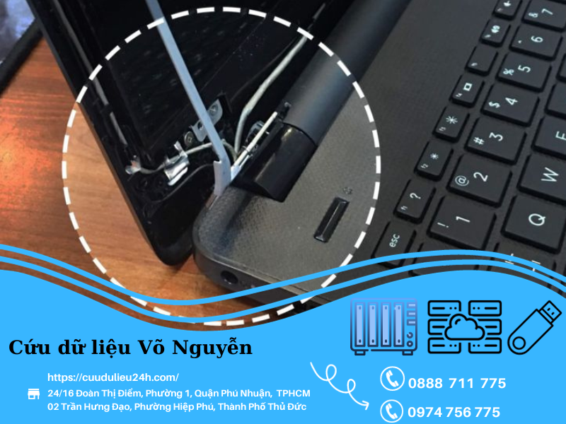 Bản l&ecirc;̀ laptop bị hư hỏng