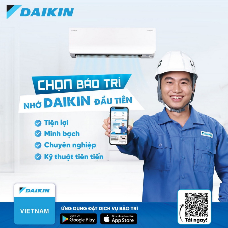 Liên hệ dịch vụ kỹ thuật Daikin