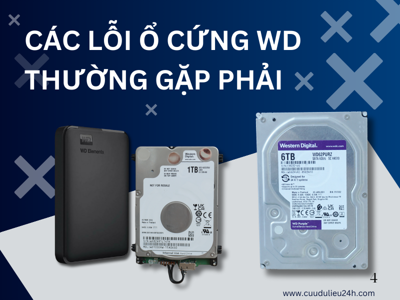 C&aacute;c lỗi ổ cứng WD thường gặp v&agrave; c&aacute;ch khắc phục