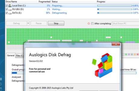 Chống phân mảnh ổ cứng win 10
