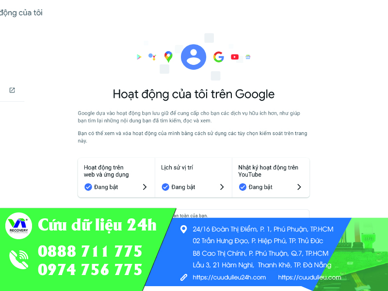 c&aacute;ch kh&ocirc;i phục lại lịch sử duyệt web