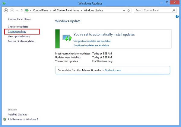 Sửa m&agrave;n h&igrave;nh m&aacute;y t&iacute;nh bị đen Win 8 bước 2
