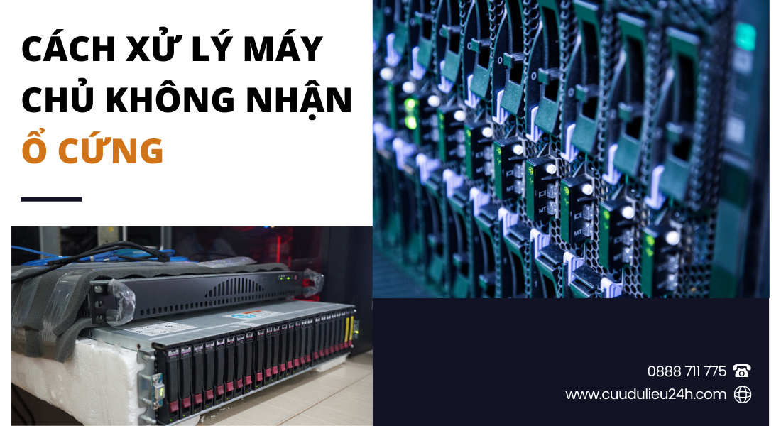 C&aacute;ch Xử L&yacute; Khi M&aacute;y Chủ Kh&ocirc;ng Nhận Ổ Cứng