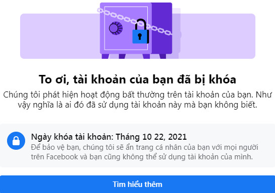 c&aacute;ch lấy lại nick Facebook bị kh&oacute;a