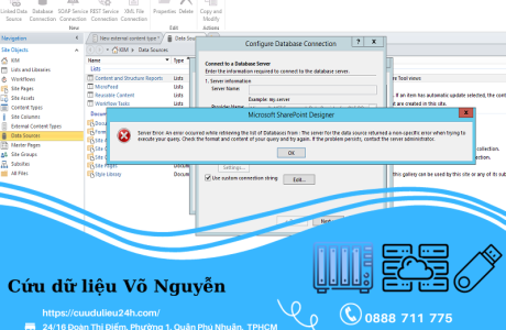 Lỗi không connect được sql server