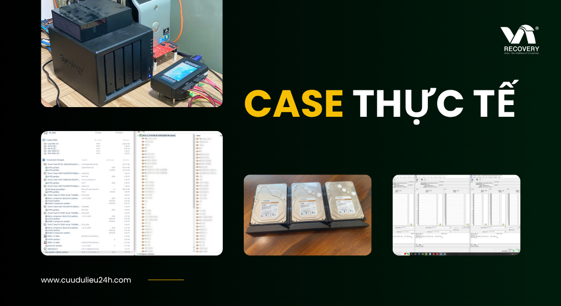 Case thực tế cứu dữ liệu NAS Synology