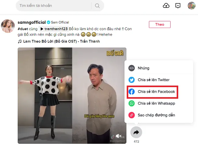 Chia sẻ video tải về với bạn b&egrave;, hoặc chia sẻ l&ecirc;n mạng x&atilde; hội,...