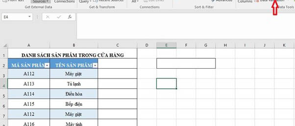 Chọn Remove Duplicates để loại bỏ dữ liệu bị tr&ugrave;ng