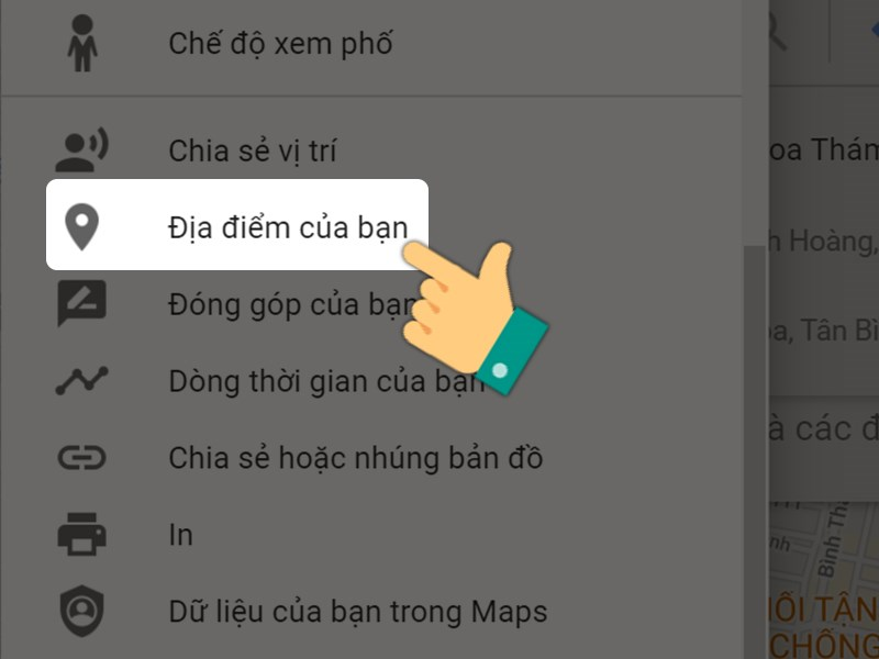 Địa điểm của bạn