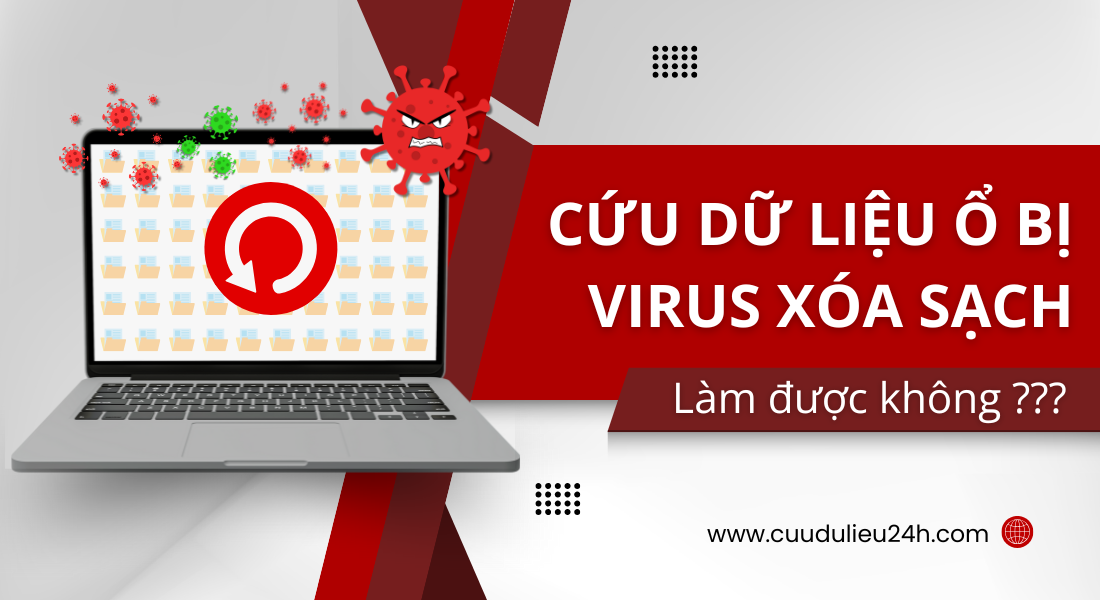 Cứu dữ liệu từ ổ bị virus xóa sạch có làm được không?