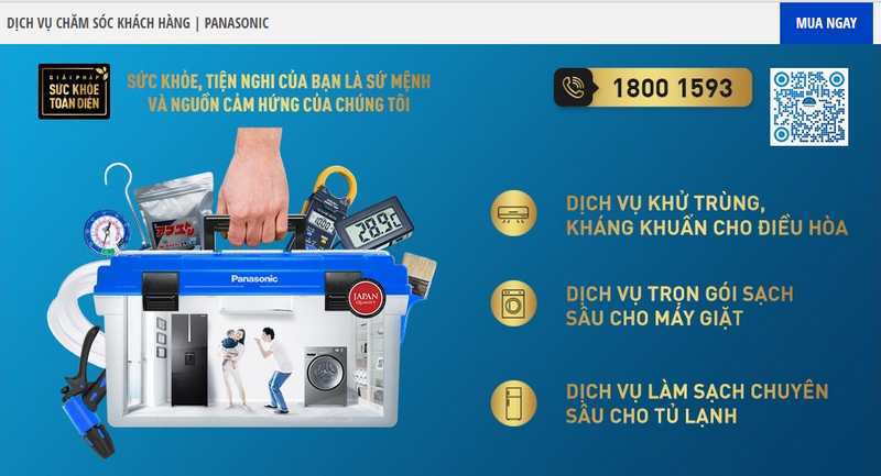 Dịch vụ chăm sóc khách hàng của PANASONIC