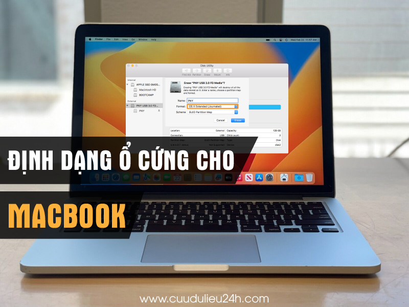 định dạng ổ cứng macbook l&agrave; g&igrave; 