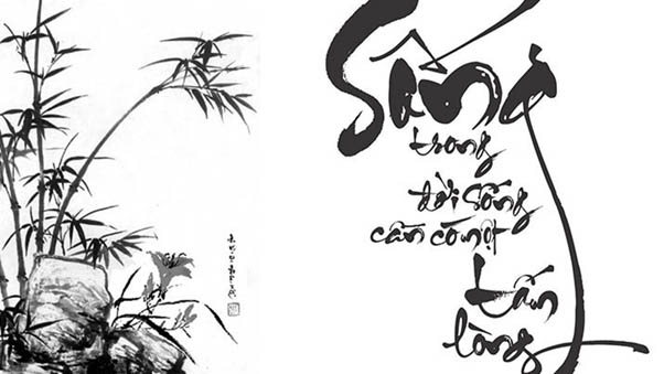 ph&ocirc;ng thư ph&aacute;p đẹp