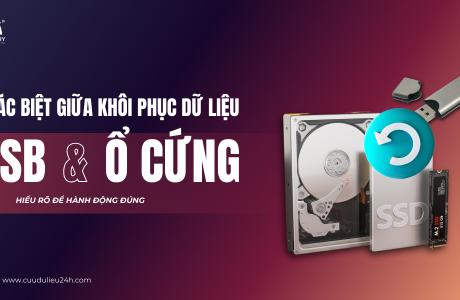 Khác Biệt Giữa Khôi Phục USB Và Ổ Cứng