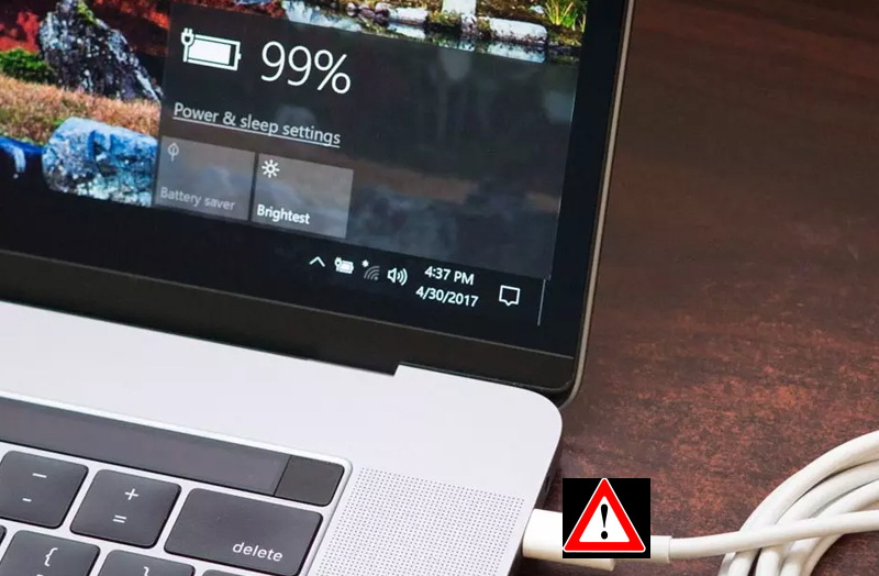 Laptop kh&ocirc;ng sạc được pin