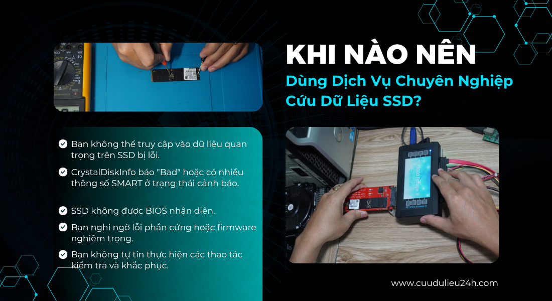 Khi n&agrave;o n&ecirc;n sử dụng dịch vụ chuy&ecirc;n nghiệp 