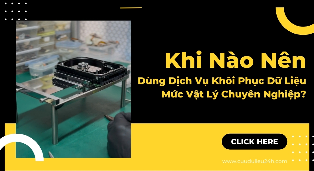 Khi n&agrave;o n&ecirc;n gửi thiết bị đến trung t&acirc;m cứu dữ liệu?
