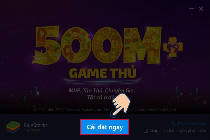 Khởi động Bluestacks v&agrave; chọn v&agrave;o Cửa h&agrave;ng tr&ograve; chơi