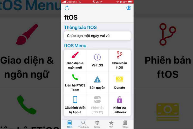 Đối với hệ điều h&agrave;nh iOS