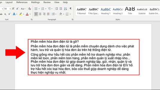 lựa chọn ph&ocirc;ng chữ ph&ugrave; hợp
