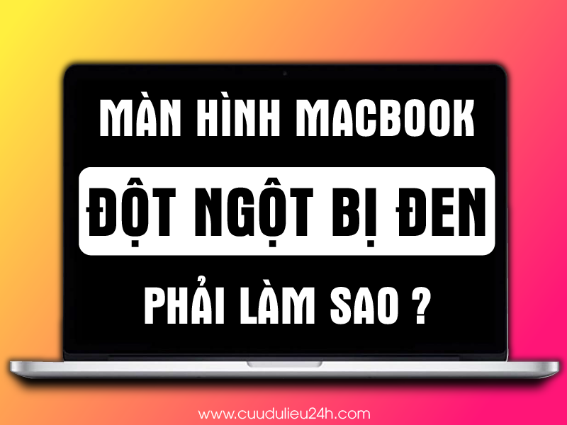 M&agrave;n h&igrave;nh Macbook bị đen l&agrave; g&igrave;?