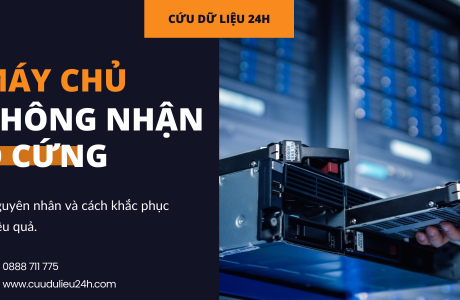 Máy chủ không nhận ổ cứng
