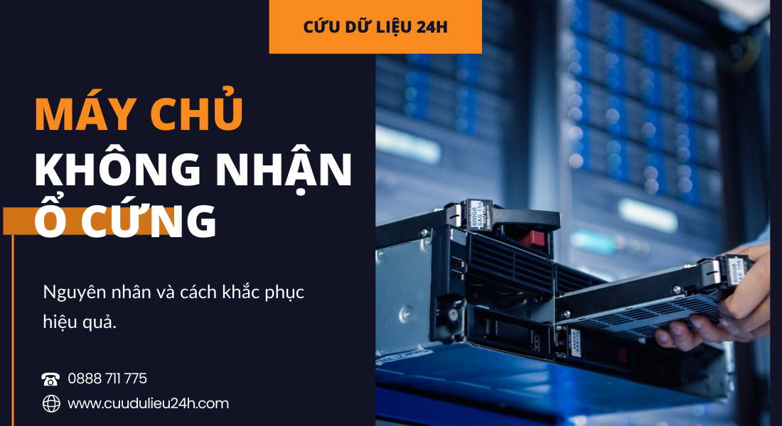 M&aacute;y chủ kh&ocirc;ng nhận ổ cứng?