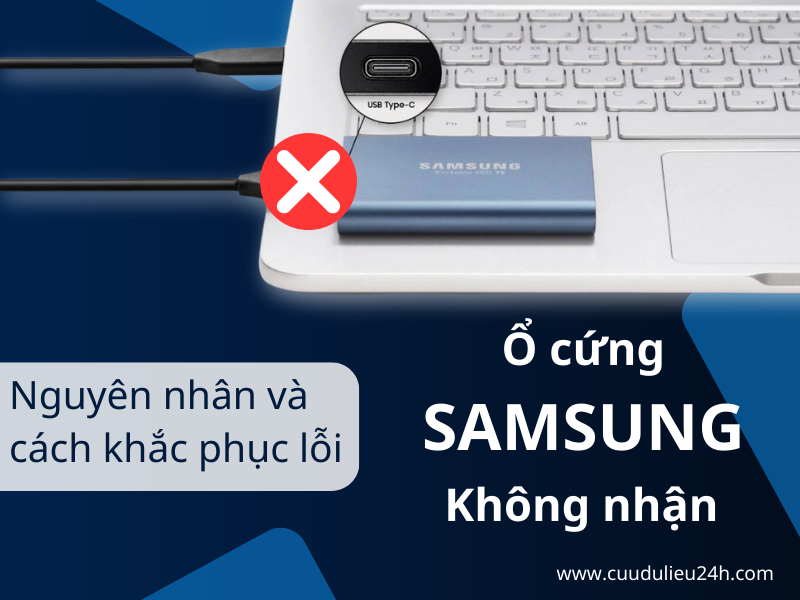 nguyên nhân và cách khắc phục lỗi ổ cứng samsung không nhận