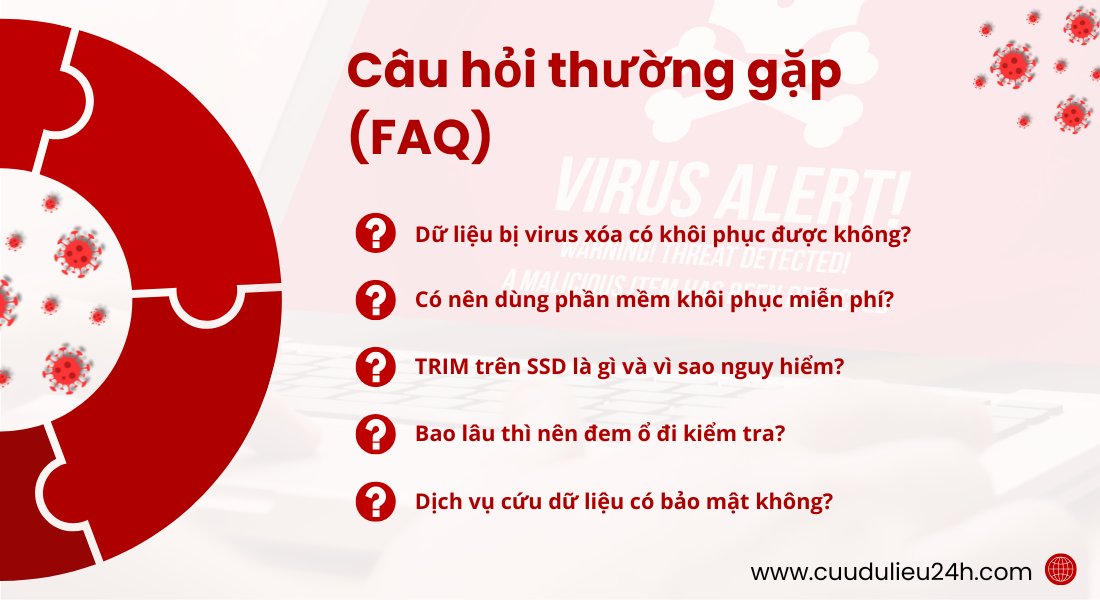Dữ liệu bị virus xóa có khôi phục được không?
