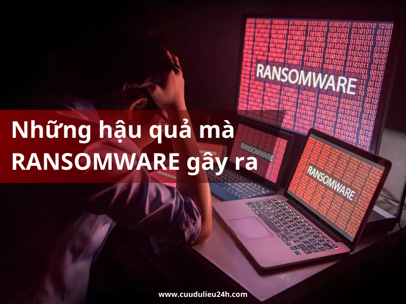 Hậu quả của Ransomware: Từ Mất m&aacute;t Dữ liệu đến Thiệt hại T&agrave;i ch&iacute;nh