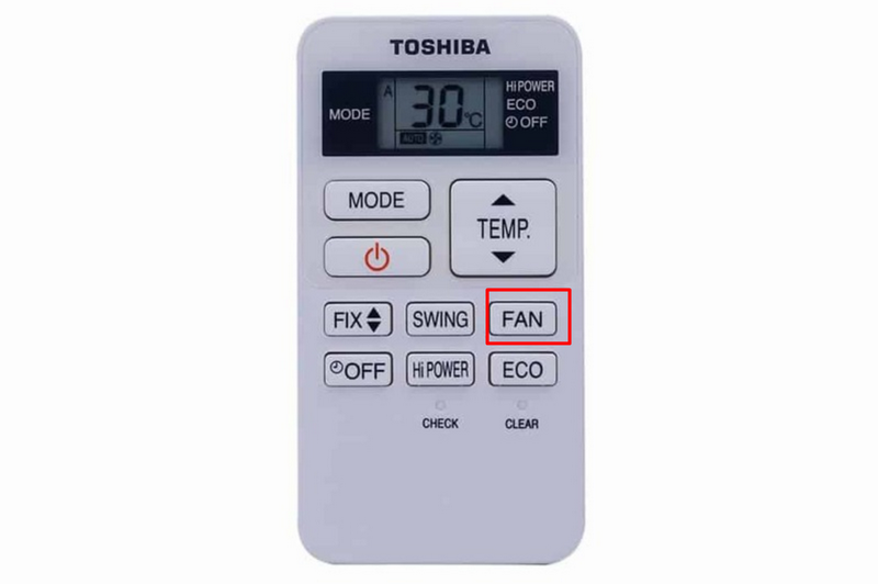 Nút điều chỉnh tốc độ quạt