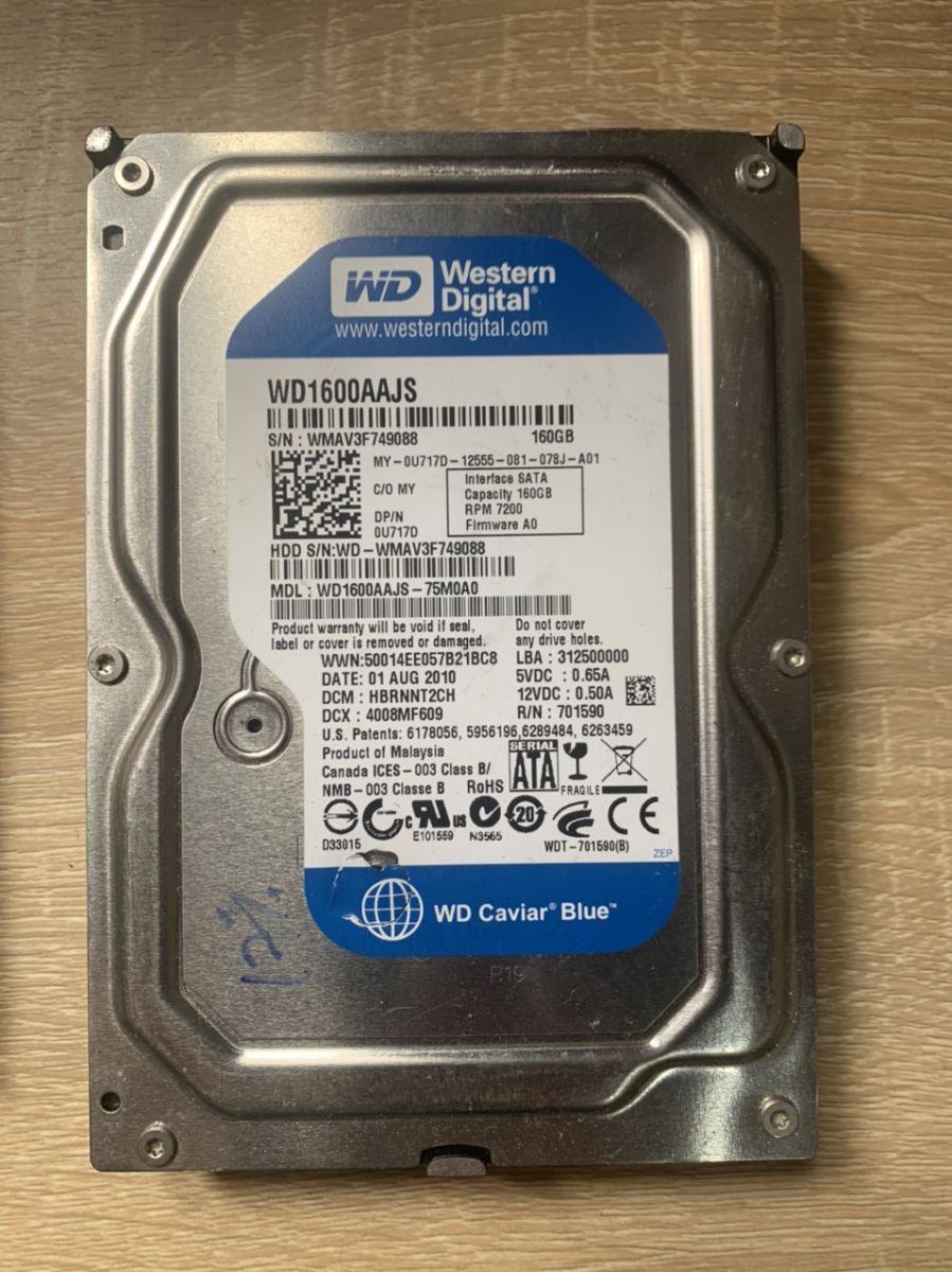 ổ Cứng HDD 160GB Western 3.5 inch