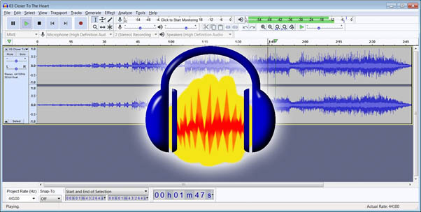 Phần mềm l&agrave;m nhạc chuy&ecirc;n nghiệp hay nhất Audacity