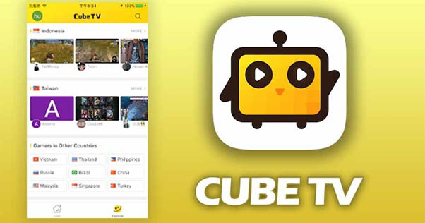 Phần mềm Live stream trên điện thoại - Cube TV