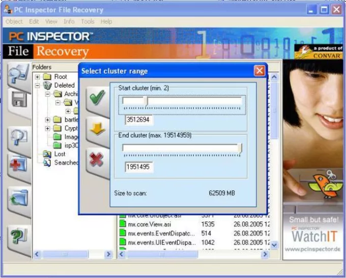 Phần mềm PC Inspector File Recovery