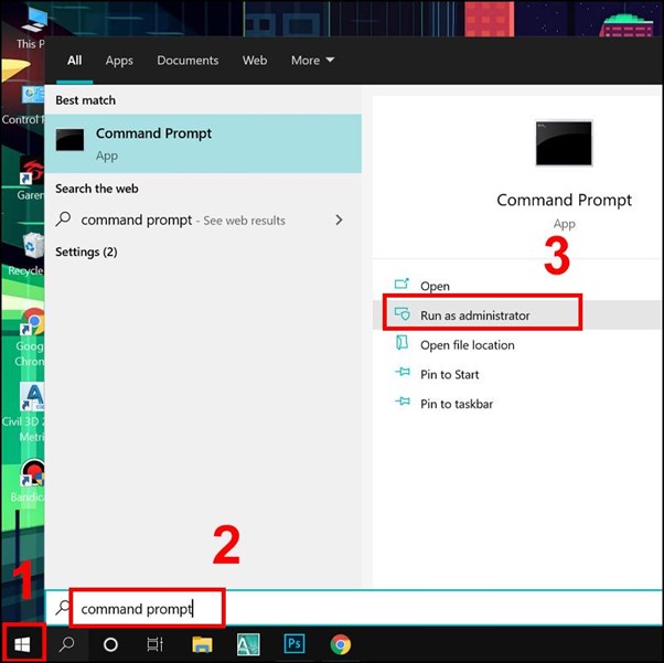 Ph&aacute;t từ Command Prompt