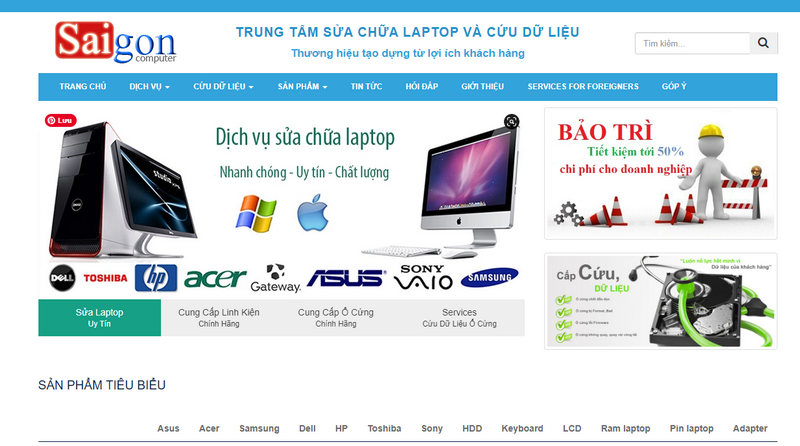 Thương hi&ecirc;̣u sửa máy tính S&agrave;i G&ograve;n Computer