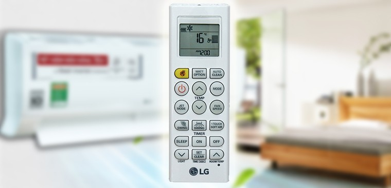 Test lỗi máy lạnh lg inverter bằng cách sử dụng remote