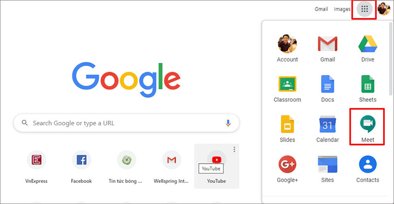 C&aacute;ch tạo lớp học, họp online tr&ecirc;n Google Meet bằng m&aacute;y t&iacute;nh